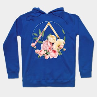 Circular Flower Frame - Yellow/Pink Hoodie